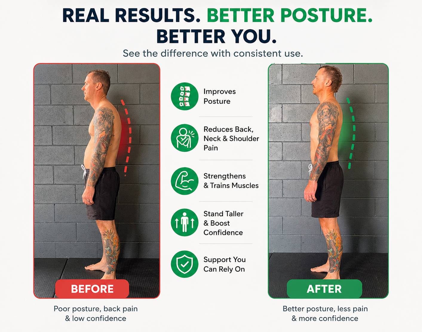 Instant Posture Corrector by Clarico