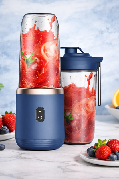 Clarico Portable Blender - Rechargeable Smoothie Cup - 400ML 6 Blade BPA-FREE Leak Proof