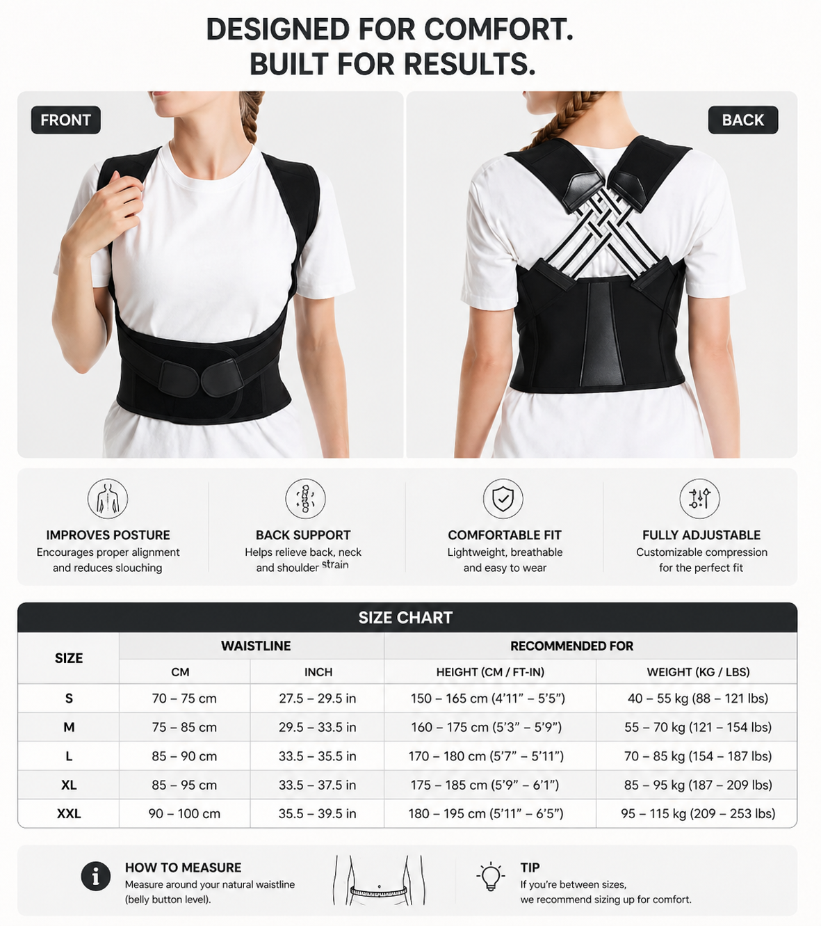 Instant Posture Corrector by Clarico