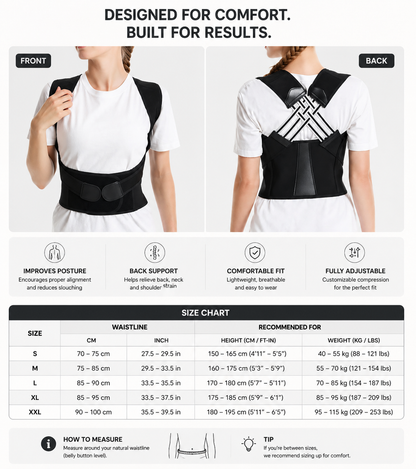 Instant Posture Corrector by Clarico